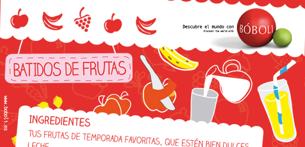 BATIDO DE FRUTAS (RECETAS BÓBOLI)