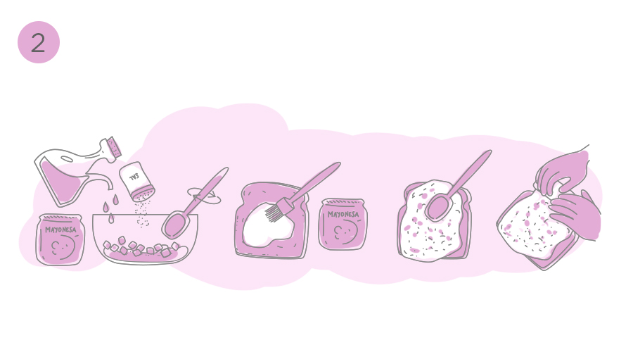 Dia 40 Pastel vegetal de pan de molde 002