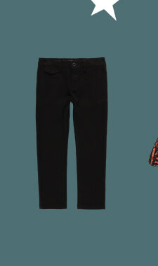 Pantaloni saten elasticizzato per ragazzo