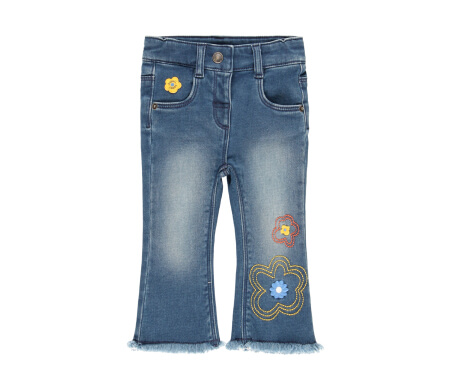 Pantaloni jeans elasticizzati per neonati