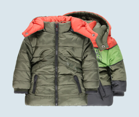 Technical fabric parka for baby
