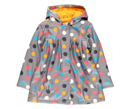 Hooded raincoat for girl
