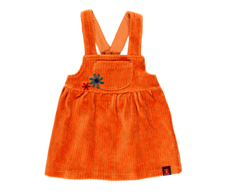 Pinafore dress knit for baby girl
